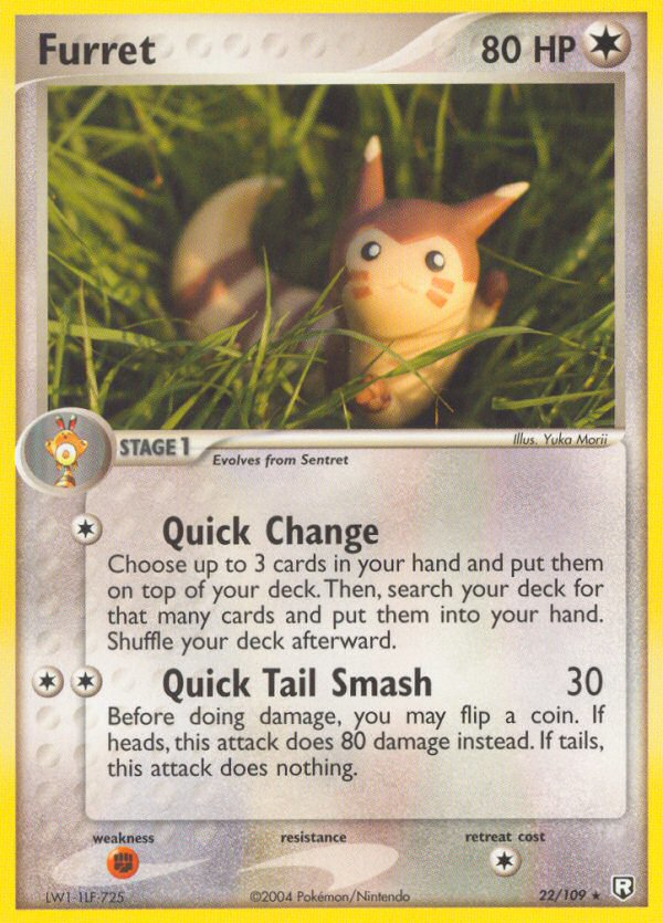 Furret (22/109) [EX: Team Rocket Returns][Yuka Morii]