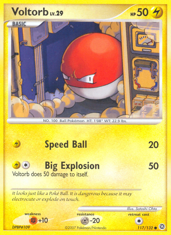 Voltorb (117/132) [Diamant &amp; Perle : Merveilles secrètes] 