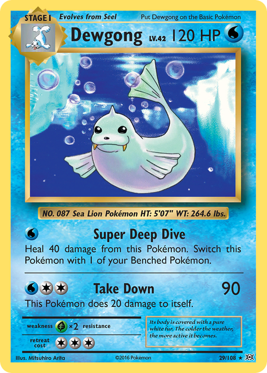 Dewgong (29/108) [XY : Évolutions] 