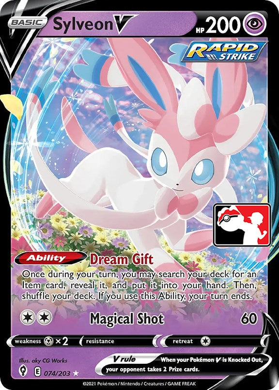 Sylveon V (074/203) [Prix Pack Série Un] 