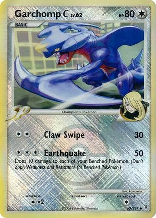 Garchomp C (60/147) (Promo de Ligue) [Platine : Vainqueurs Suprêmes] 
