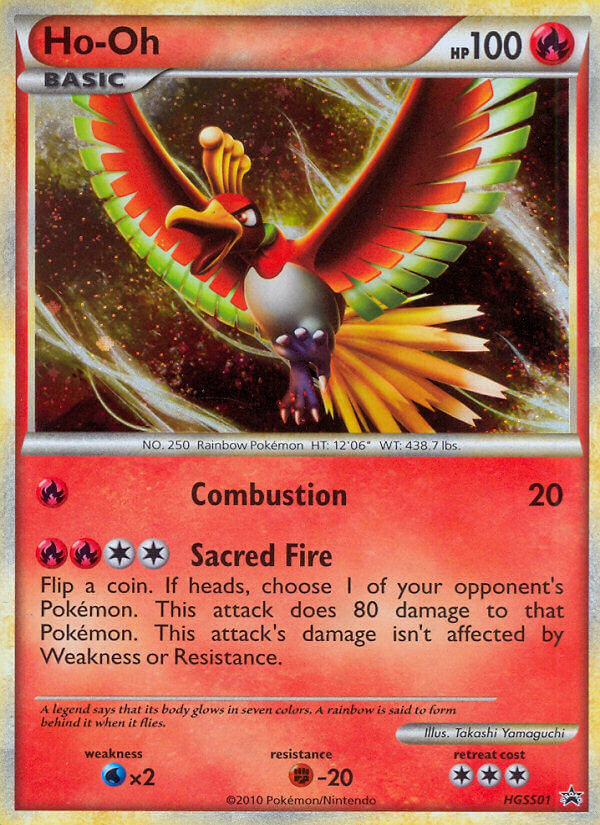 Ho-Oh (HGSS01) [HeartGold &amp; SoulSilver : Promos Black Star] 