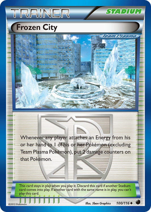 Frozen City (100/116) [Noir et blanc : Plasma Freeze] 