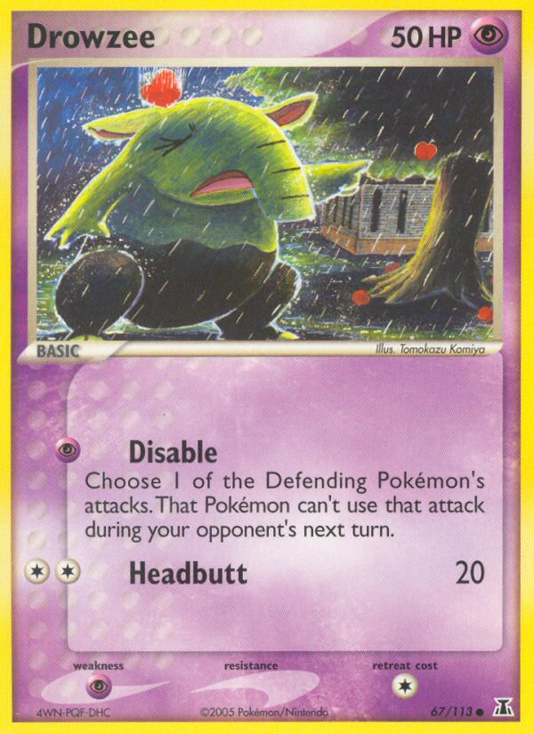 Drowzee (67/113) [EX : Espèce Delta] 