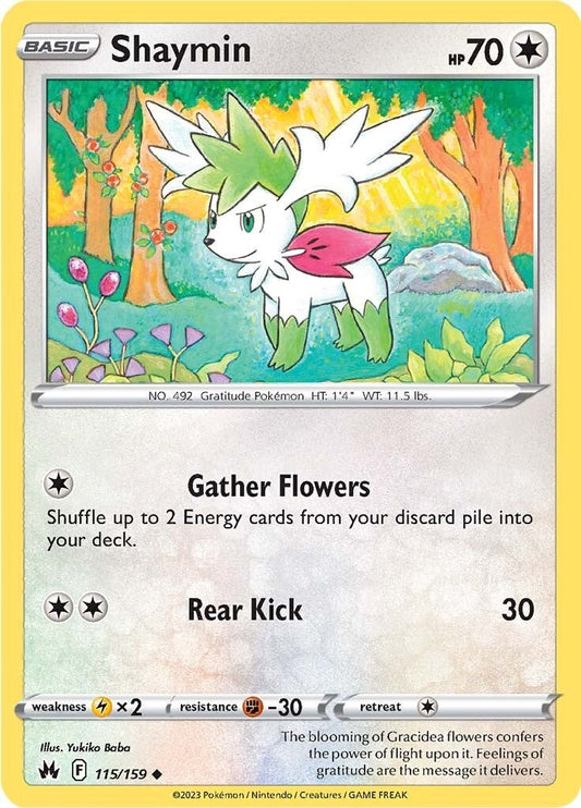 Shaymin (115/159) [Épée et Bouclier : Zénith de la Couronne] 