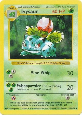 Ivysaur (30/102) [Ensemble de base (sans ombre)] 