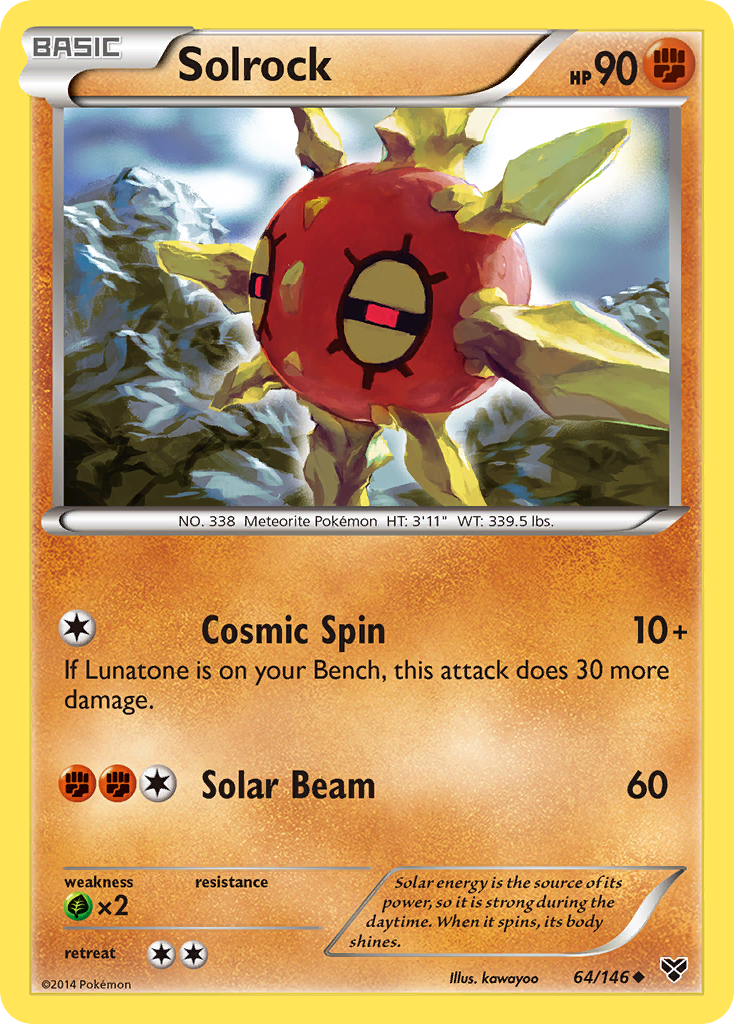Solrock (64/146) [XY : Ensemble de base] 