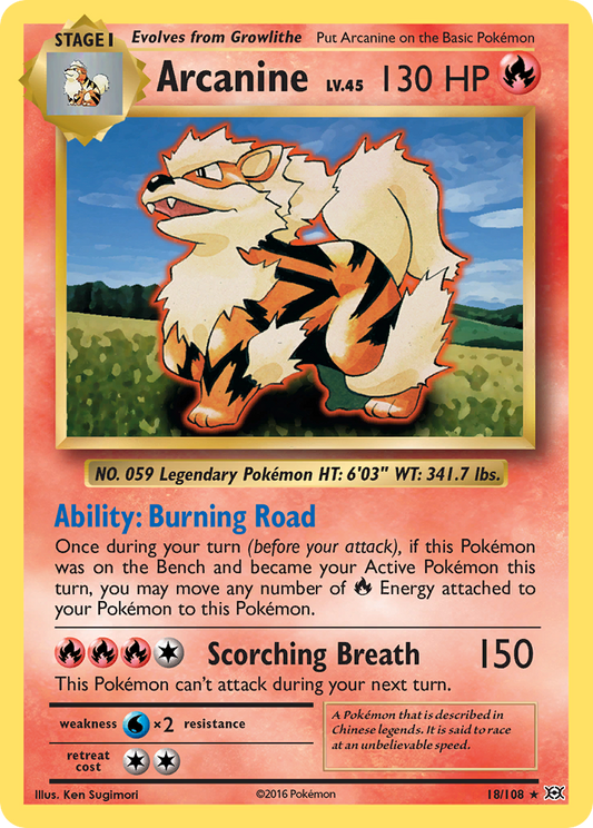 Arcanin (18/108) [XY : Évolutions] 