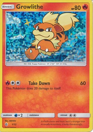 Growlithe (1/12) [Promotions McDonald's : Collection 2018] 