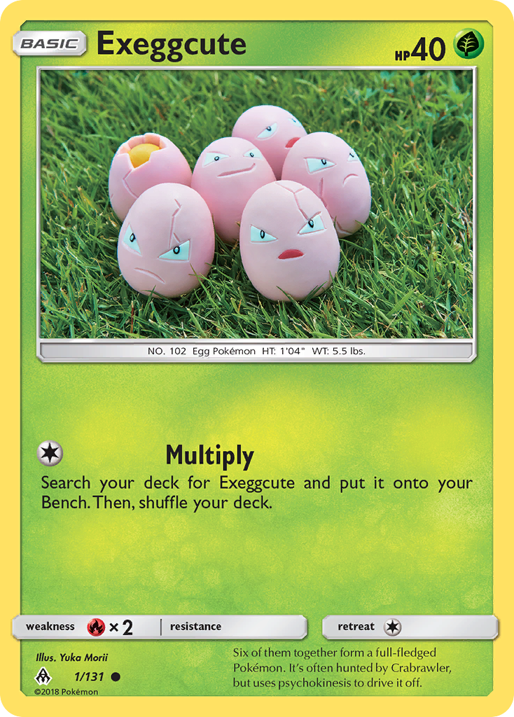 Exeggcute (1/131) [Sun & Moon: Forbidden Light][Yuka Morii]