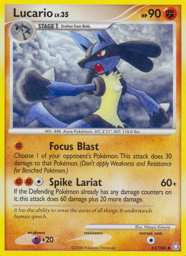 Lucario (61/146) [Diamond &amp; Pearl: Légendes Réveillées] 