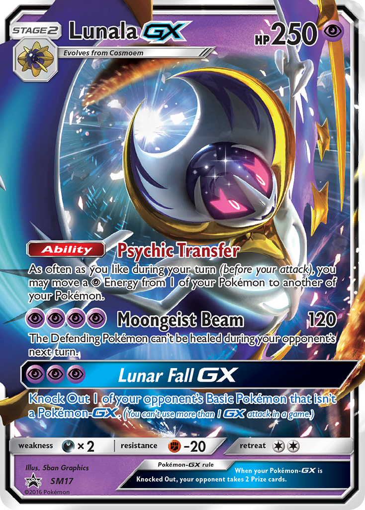 Lunala GX (SM17) [Promotions Soleil et Lune : Étoile noire] 