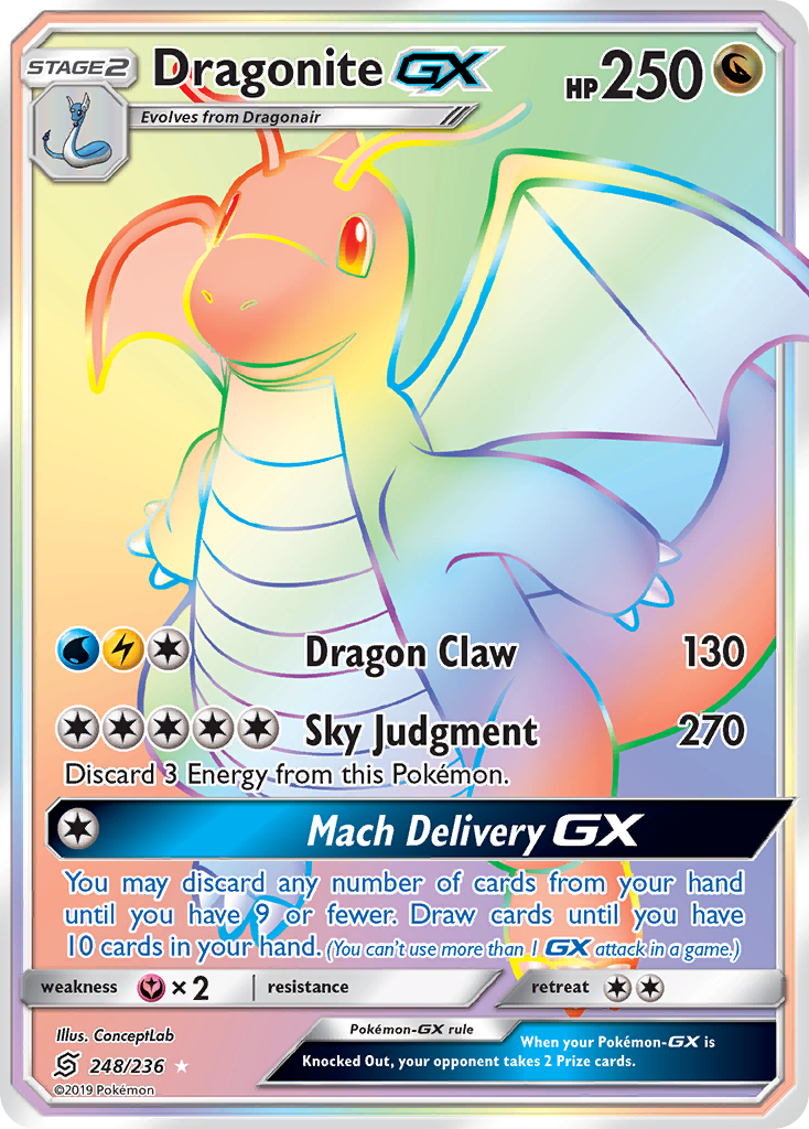 Dragonite GX (248/236) [Soleil et Lune : Esprits Unifiés] 