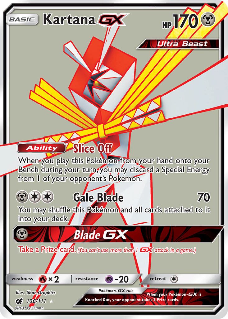 Kartana GX (106/111) [Soleil et Lune : Invasion pourpre] 