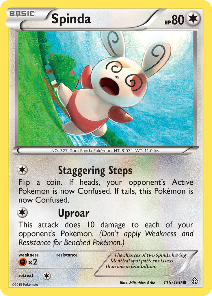 Spinda (115/160) [XY : Choc Primal] 
