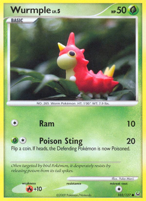 Wurmple (103/127) [Platinum: Base Set][Yuka Morii]