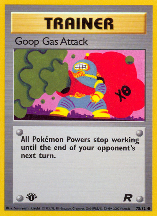 Goop Gas Attack (78/82) [Team Rocket 1ère édition] 