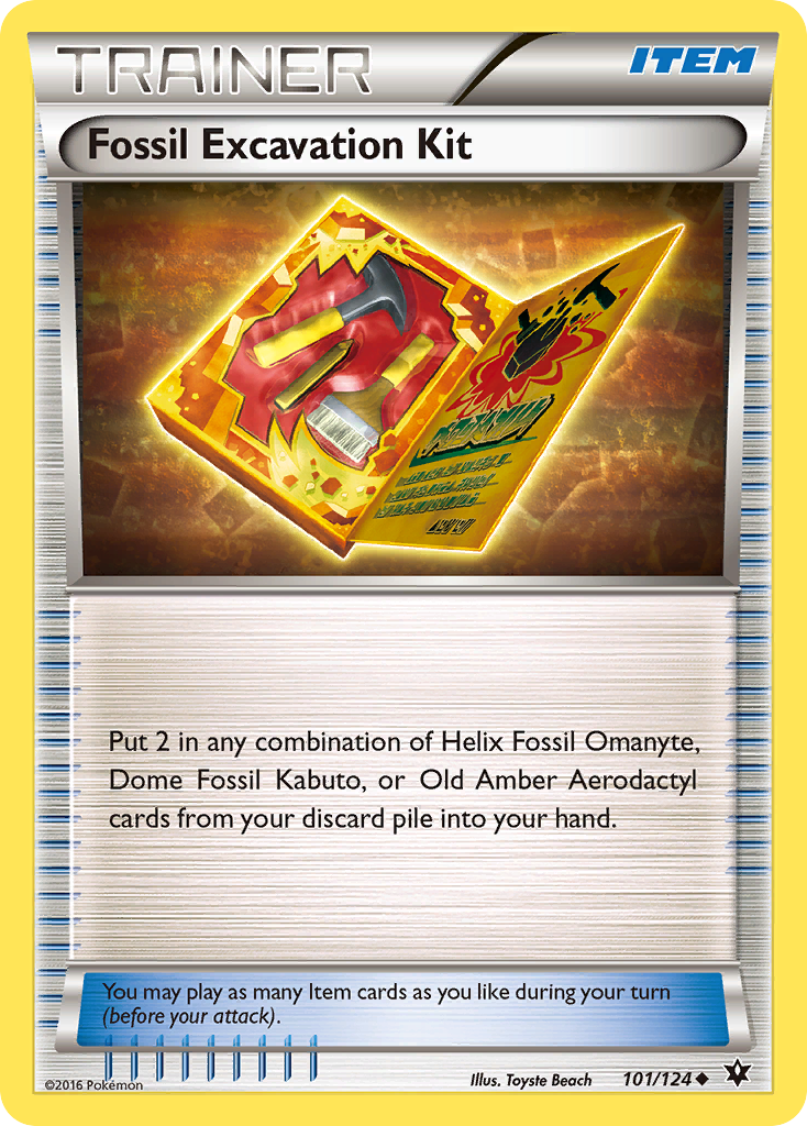 Kit d'excavation de fossiles (101/124) [XY : collision des destins] 