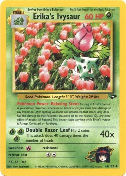 Ivysaur d'Erika (41/132) [Gym Challenge] 
