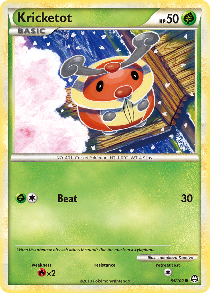 Kricketot (65/102) [HeartGold &amp; SoulSilver: Triumphant] 