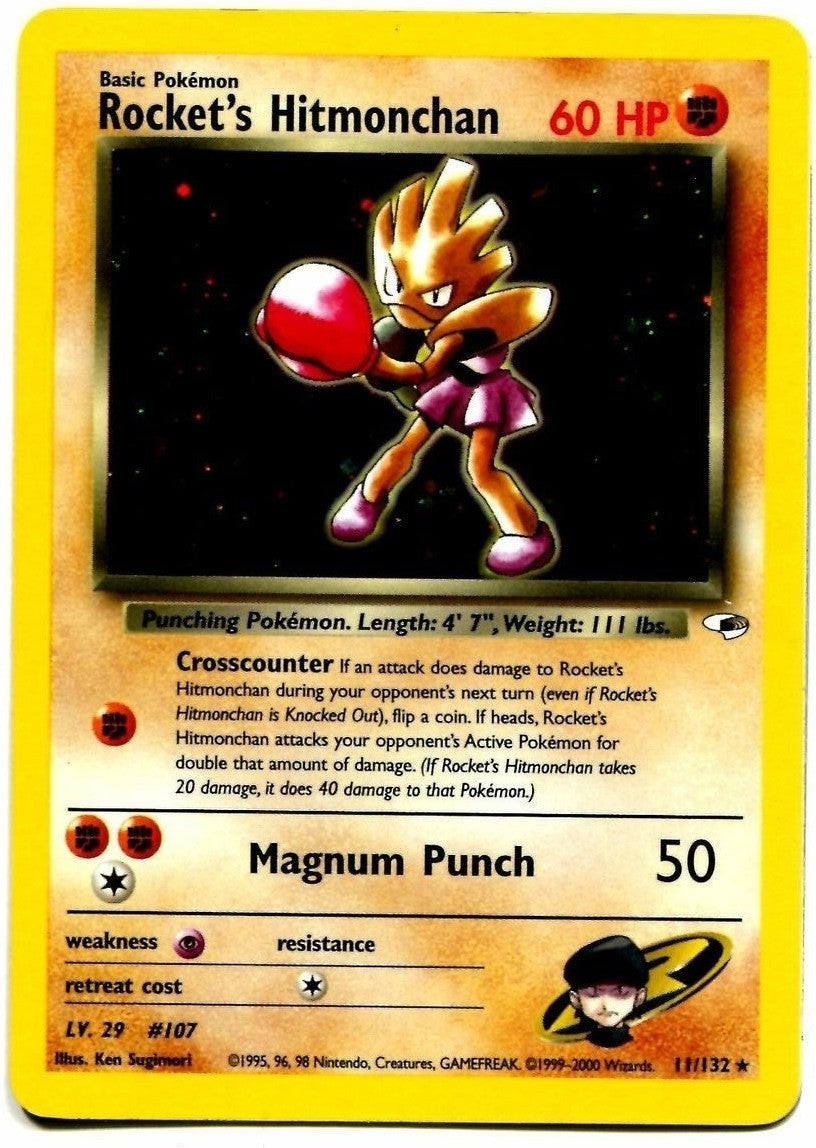 Hitmonchan de Rocket (11/132) [Gym Heroes] 