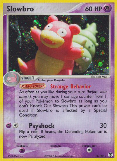 Slowbro (14/112) [EX: FireRed & LeafGreen][Yuka Morii]
