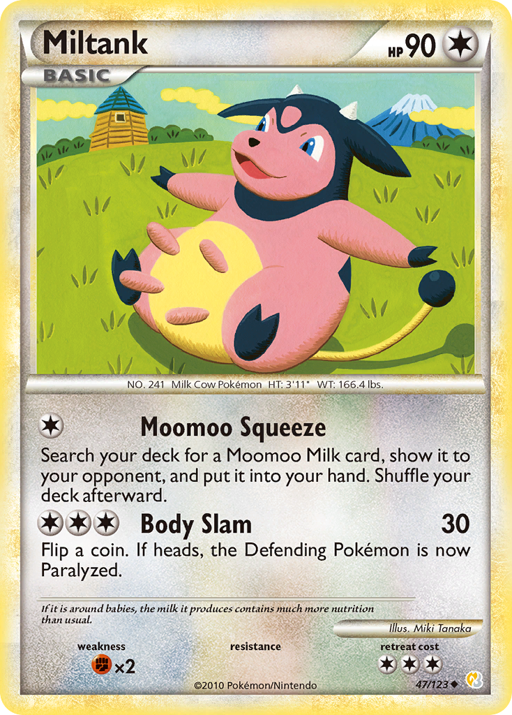 Miltank (47/123) [HeartGold &amp; SoulSilver : Ensemble de base] 