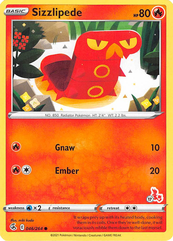 Sizzlipede (046/264) (Cendrillon Timbre #17) [Battle Academy 2022] 