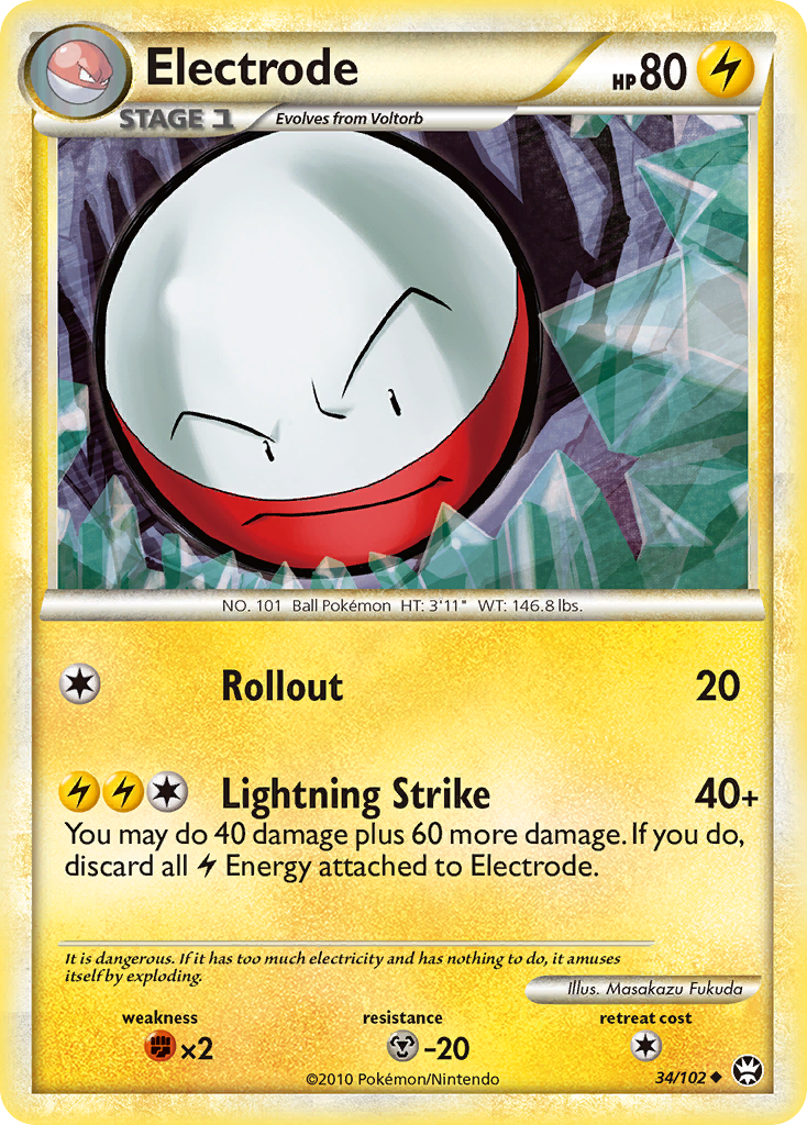 Électrode (34/102) [HeartGold &amp; SoulSilver : Triumphant] 