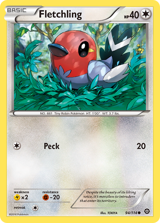 Fletchling (94/114) [XY : Siège de vapeur] 