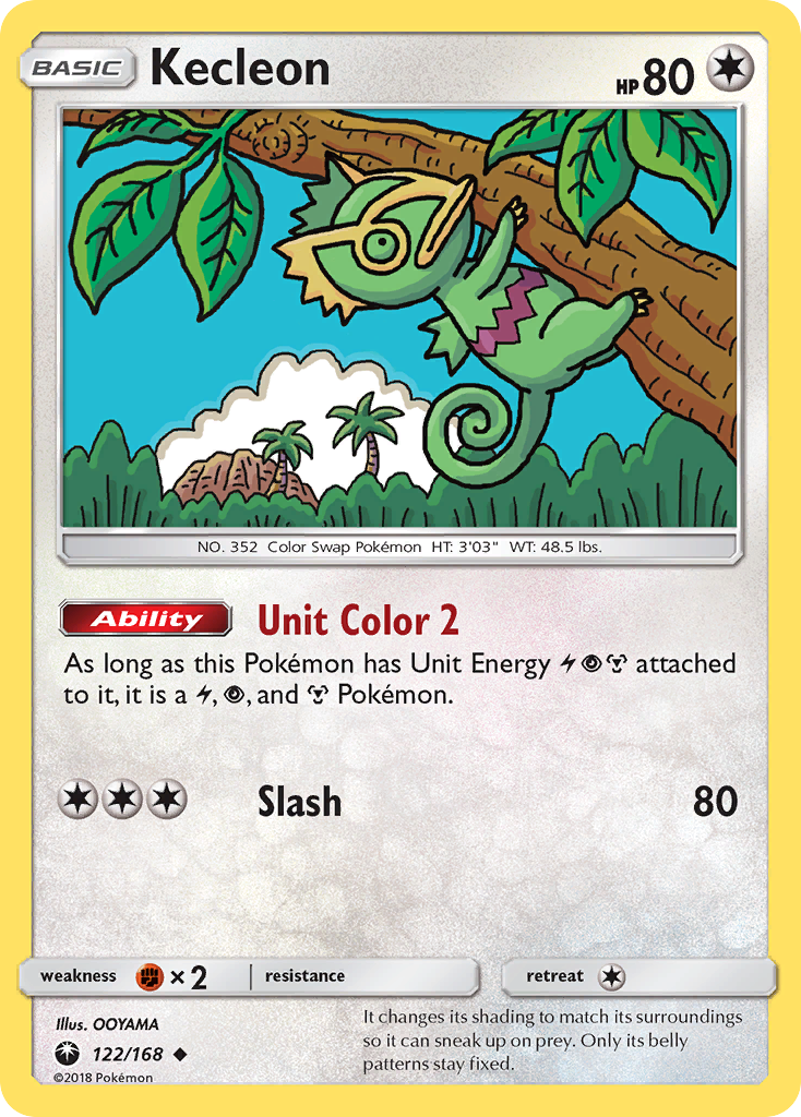 Kecleon (122/168) [Soleil et Lune : Tempête céleste] 