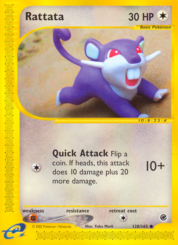 Rattata (128/165) [Expedition: Base Set][Yuka Morii]