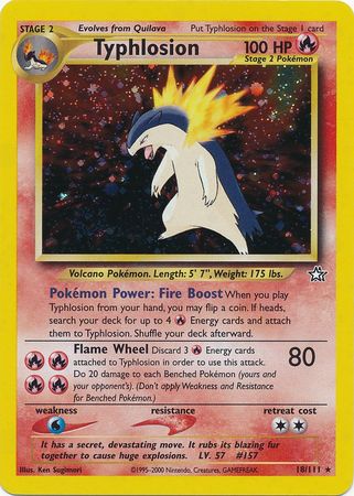 Typhlosion (18/111) [Néo Genèse] 