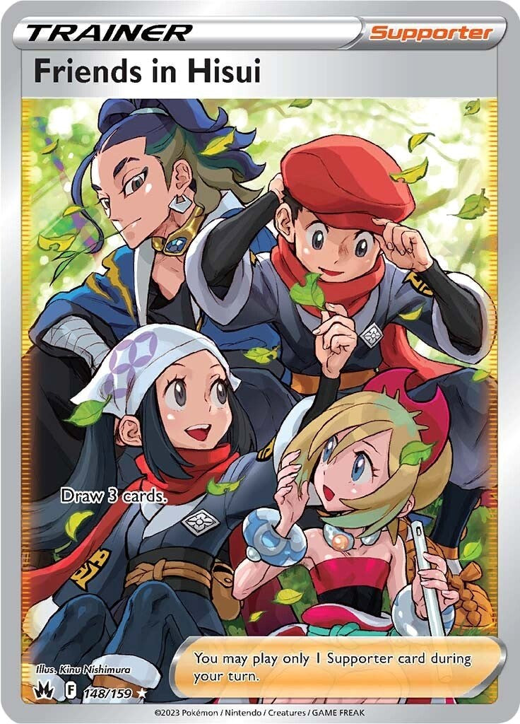 Amis à Hisui (148/159) (Full Art) [Épée et Bouclier: Crown Zenith] 