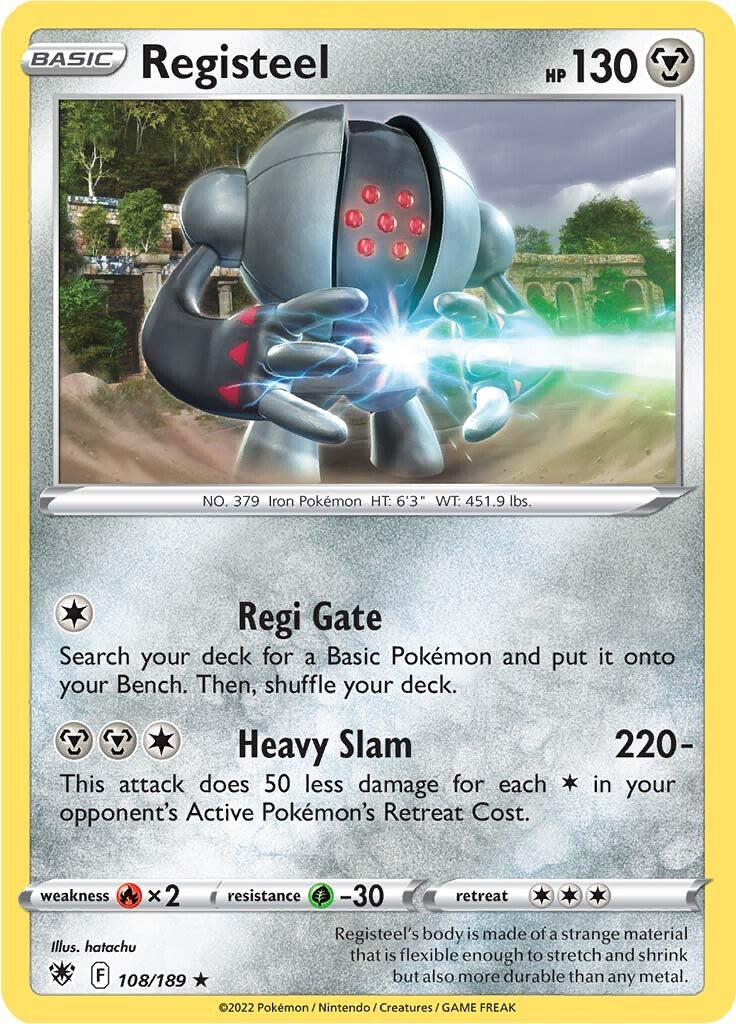 Registeel (108/189) [Épée et Bouclier : Radiance Astrale] 