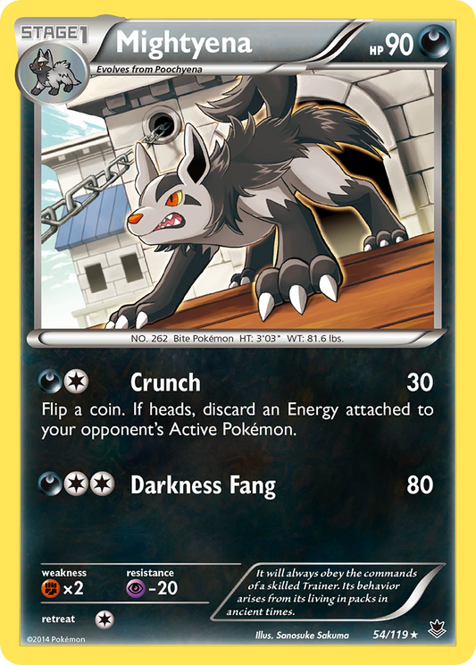 Mightyena (54/119) [XY : Forces fantômes] 