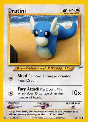 Dratini (63/105) [Neo Destiny Unlimited][Yuka Morii]