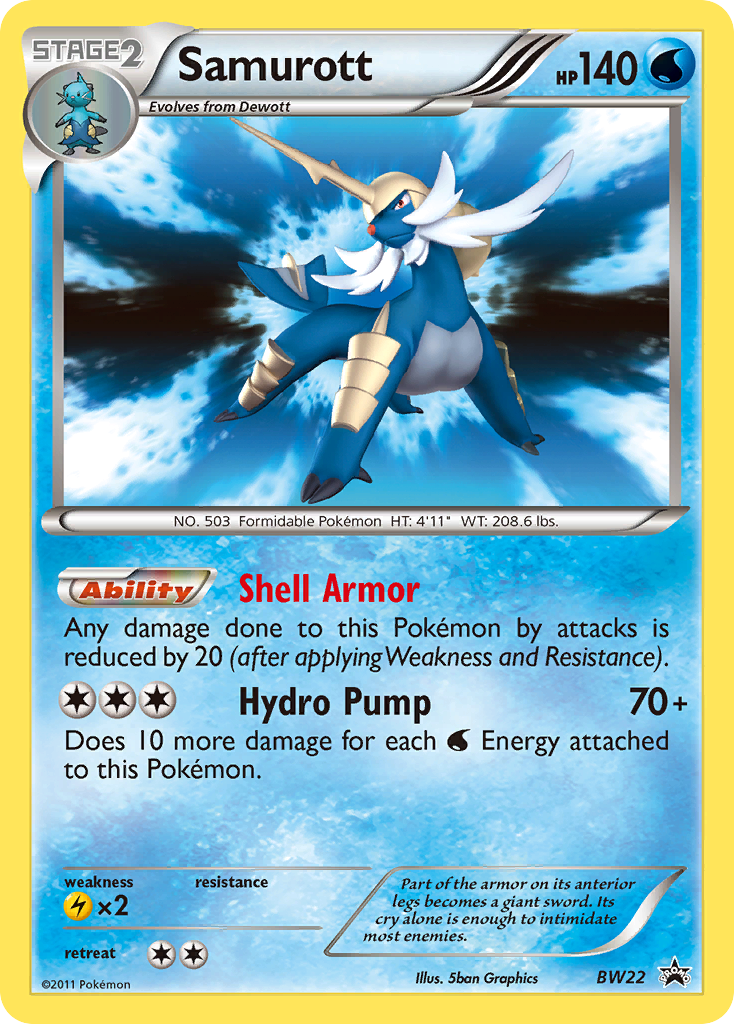 Samurott (BW22) [Noir et blanc : promotions de l'étoile noire] 