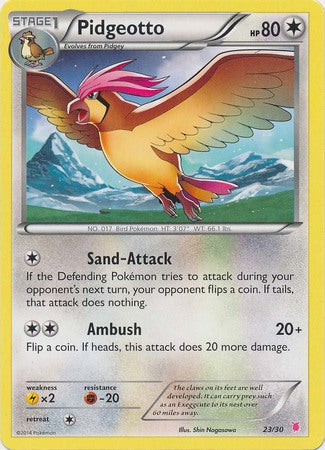 Pidgeotto (23/30) [XY : Trousse de dressage 1 - Wigglytuff] 