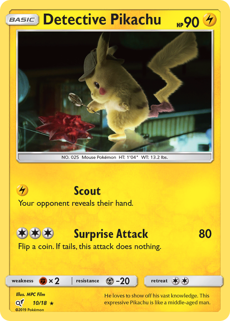 Détective Pikachu (10/18) [Soleil et Lune : Détective Pikachu] 