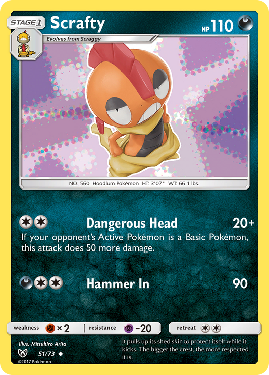 Scrafty (51/73) [Soleil et Lune : Légendes Brillantes] 