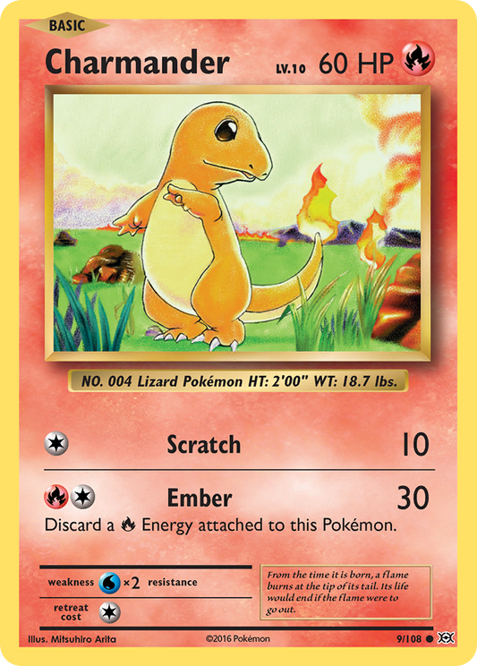 Salamèche (9/108) [XY : Évolutions] 