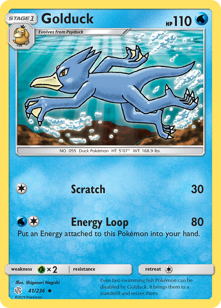 Golduck (41/236) [Soleil et Lune : Éclipse cosmique] 