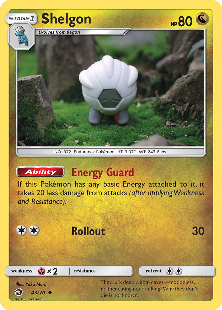 Shelgon (43/70) [Sun & Moon: Dragon Majesty][Yuka Morii]