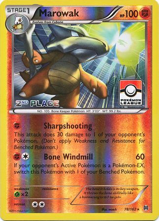 Marowak (78/162) (Promotion de la Ligue 2e place) [XY : BREAKthrough] 