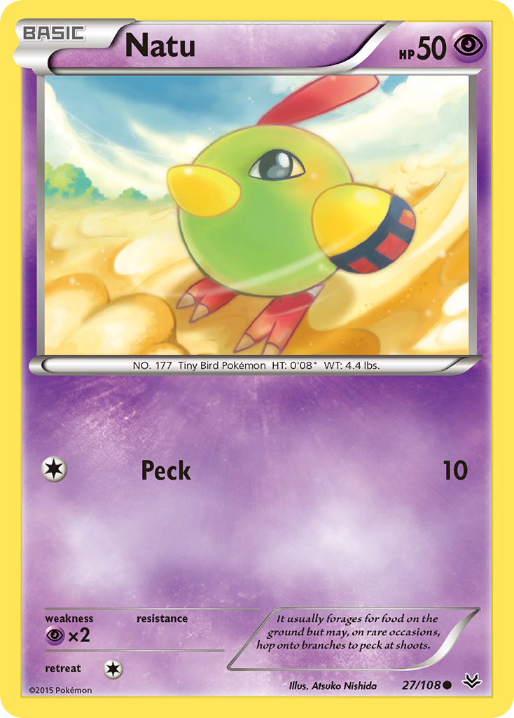 Natu (27/108) [XY : Ciel rugissant] 