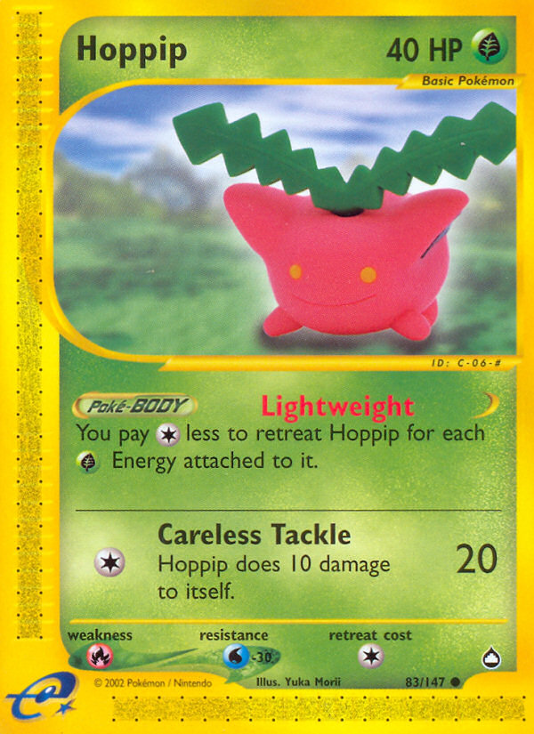 Hoppip (83/147) [Aquapolis][Yuka Morii]