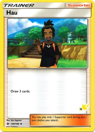 Hau (120/149) (Tampon Pikachu #13) [Battle Academy 2020] 