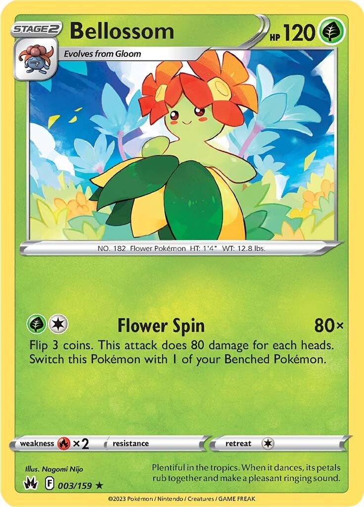 Bellossom (003/159) [Épée et Bouclier : Zénith de la Couronne] 