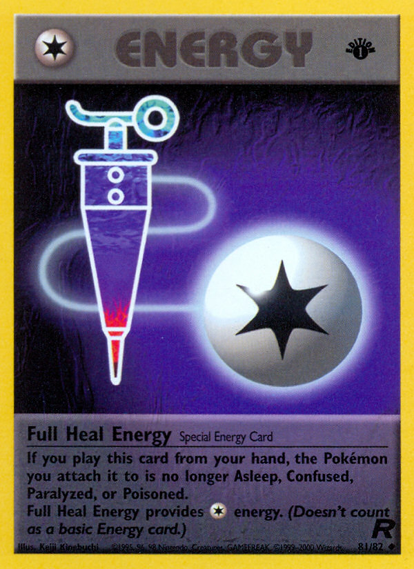 Énergie de guérison complète (81/82) [Team Rocket 1ère édition] 
